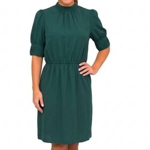 Elegant Mock Neck Dress Size M